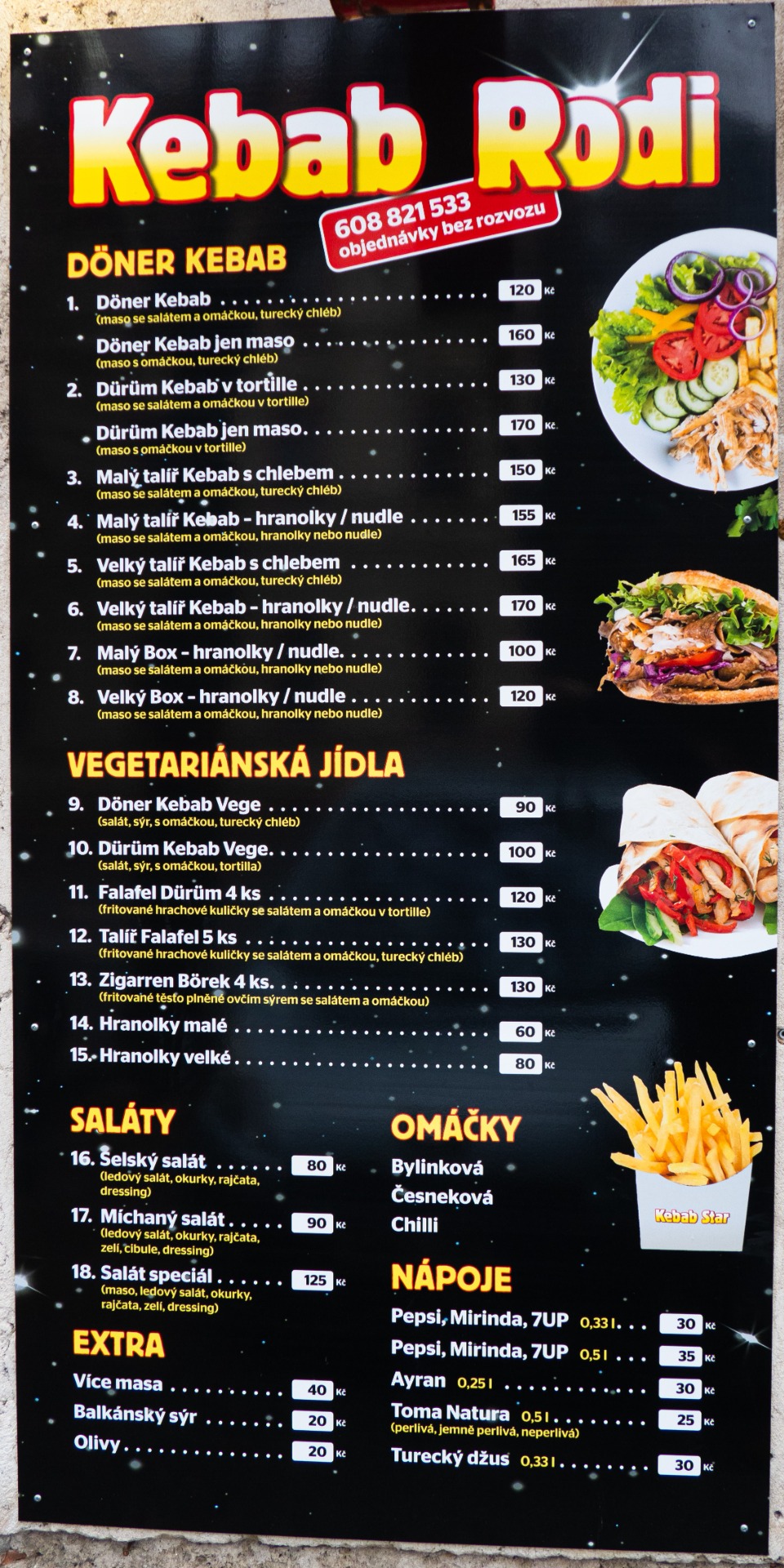 Kebab Rani Rakovnik Menu Kebab Rodi Vysoké Mýto